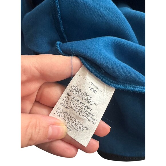 Under Armour Pullover Unstoppable Fleece Crop 1/4 Zip Womens Size L‎ Blue NWT - Picture 8 of 10